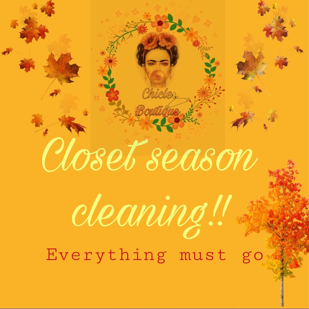 All summer pieces must go!